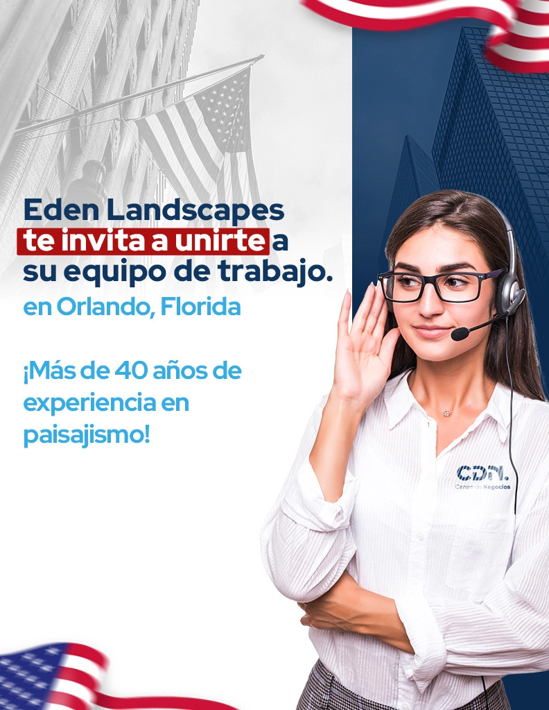 blog Eden Landscapes te invita a unirte a nuestro equipo en Orlando, Florida